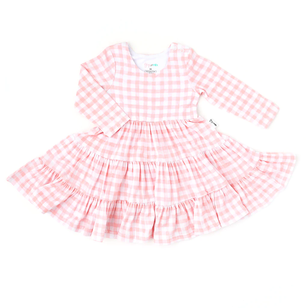 Long sleeve swing dress